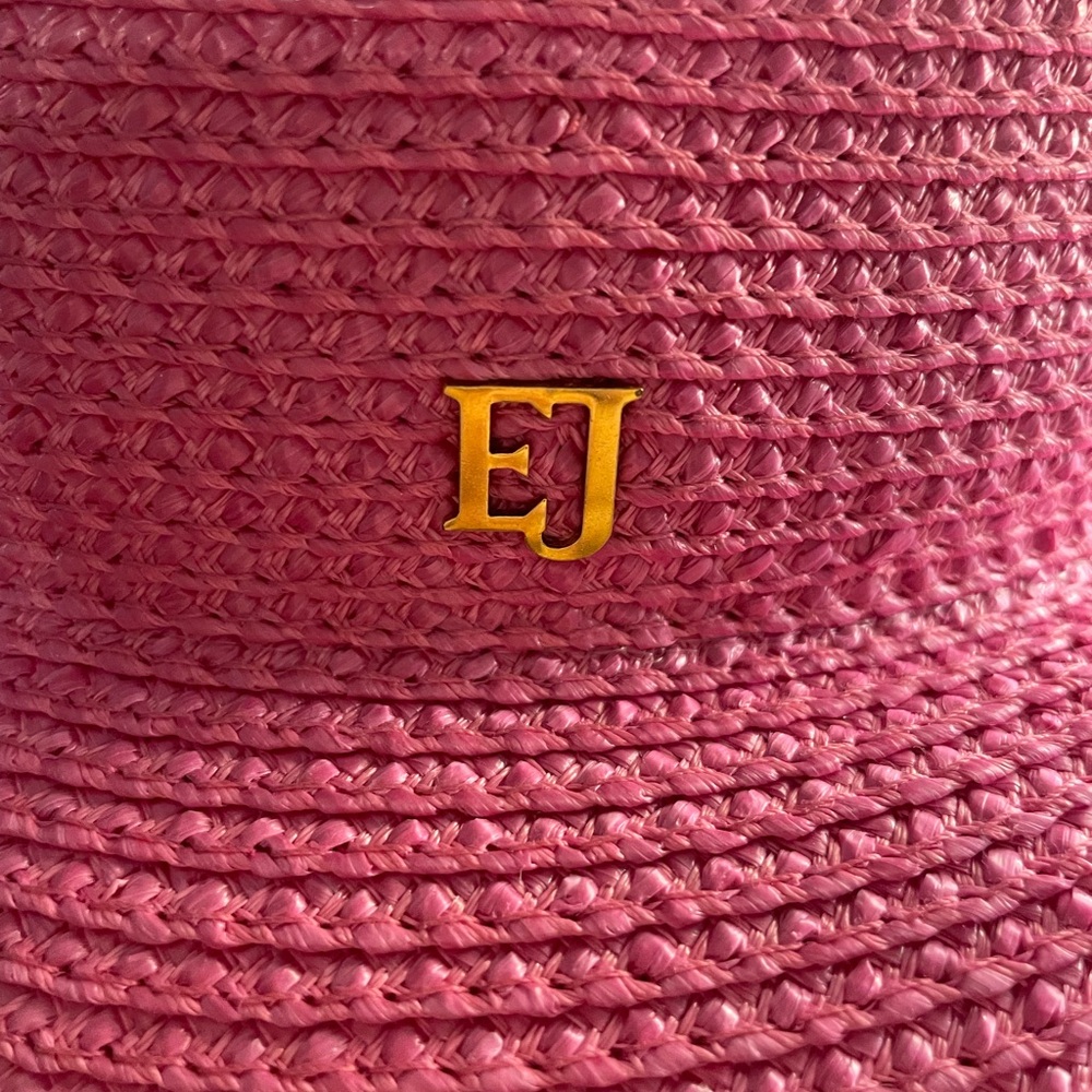 New Eric Javits Hampton Raspberry Color One Size - Picture 3 of 4